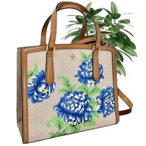NWT TORY BURCH Emerson Ditsy Floral SatcheL
